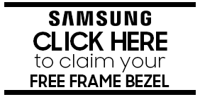 Claim a FREE bezel with this TV at: https://samsungoffers.claims/sam/theframe/en-GB